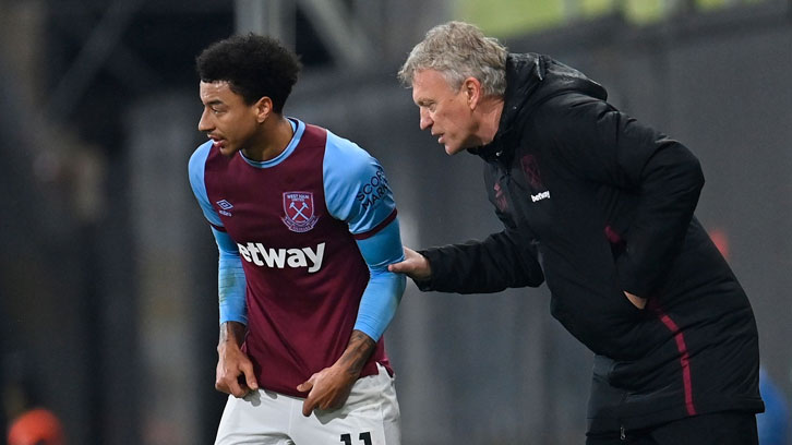 Jesse Lingard and David Moyes