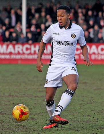 Jaanai Gordon's Newport County still have hopes of safety