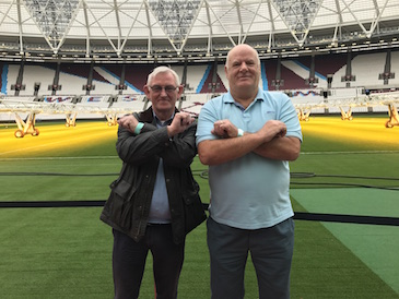 Ken Hill and Bob Stokes from the British Legion