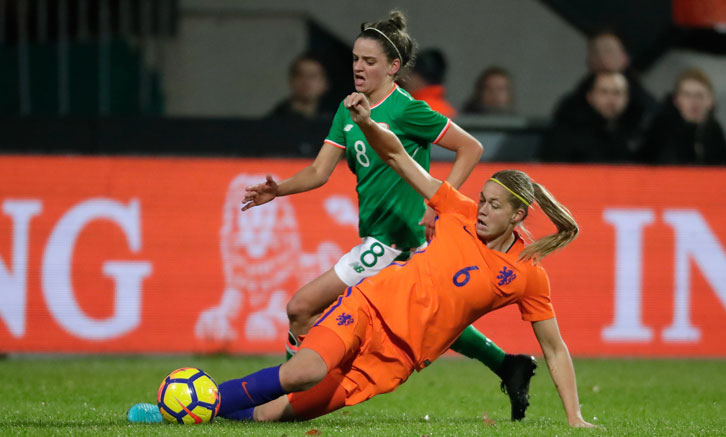 Leanne Kiernan has scored 12 goals in 18 appearances for the Republic of Ireland