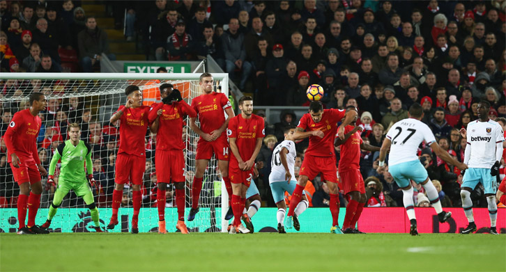 Payet curls home free-kick