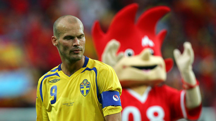 Freddie Ljungberg in action at Euro 2008