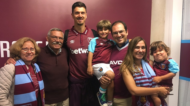 The Buzio family enjoyed an unforgettable day at London Stadium