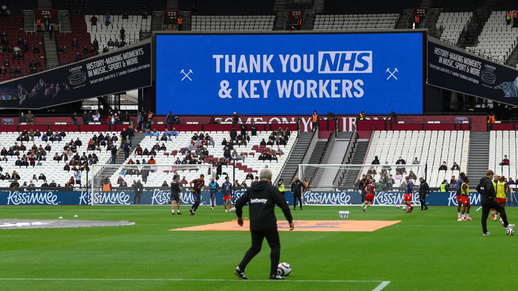 Support for NHS at London Stadium