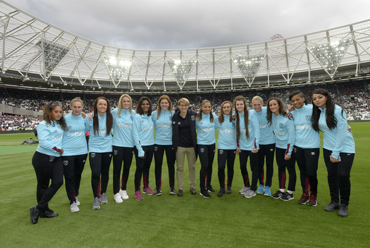 The Ladies on a recent visit to London Stadium