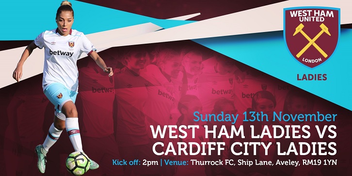 West Ham United Ladies v Cardiff City Ladies