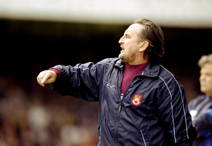 Frank Lampard in his role as assistant manager at the Hammers