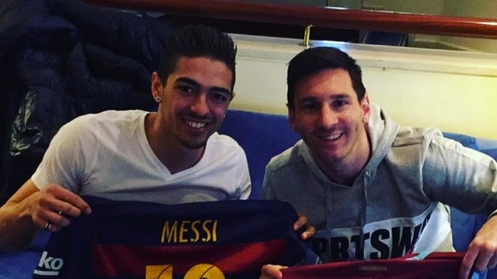 Manuel Lanzini and Lionel Messi