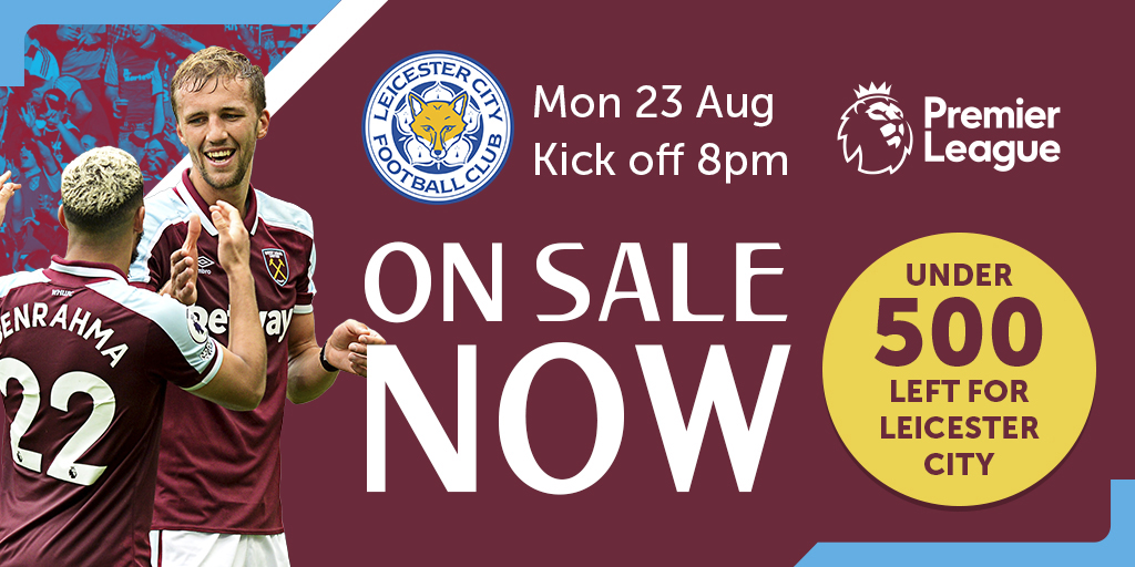 Leicester and Palace Tickets promo