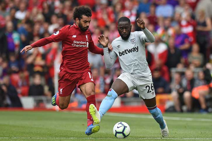 Arthur Masuaku challenges Mo Salah