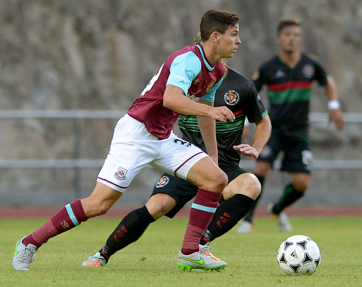 Josh Cullen in action against Lusitans in July 2015