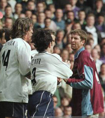 Moncur v Tottenham in 1999