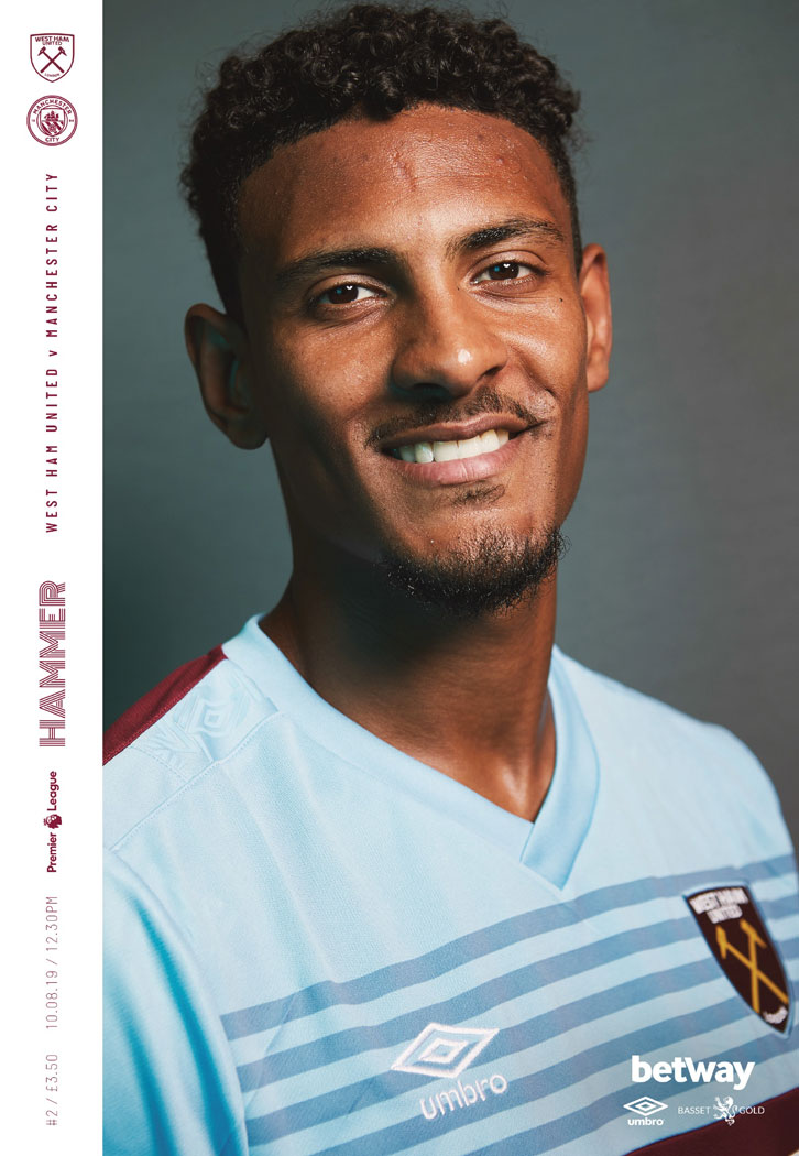 WHU v Man City programme cover