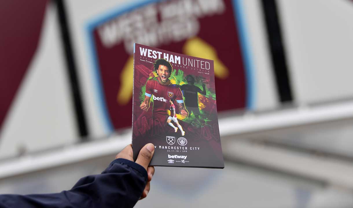 The West Ham United programme