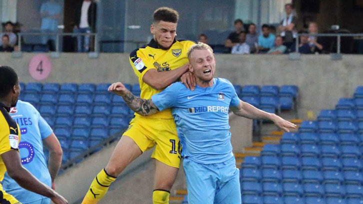 Marcus Browne scores for Oxford United