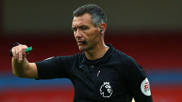 Referee Andre Marriner