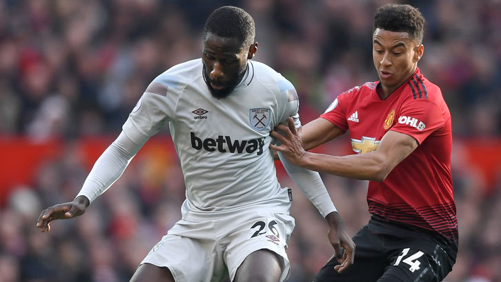 Arthur Masuaku in action at Old Trafford