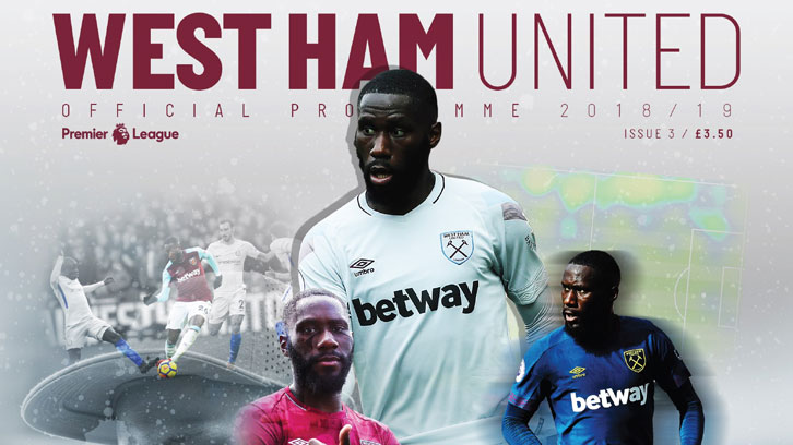 Arthur Masuaku is Sunday's Official Programme cover star