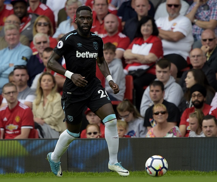 Arthur Masuaku in action for West Ham United at Old Trafford