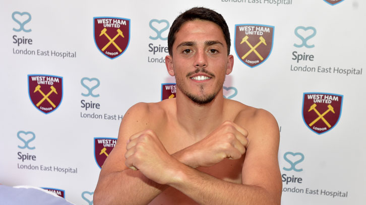 Pablo Fornals underwent a successful medical at Spire London East Hospital