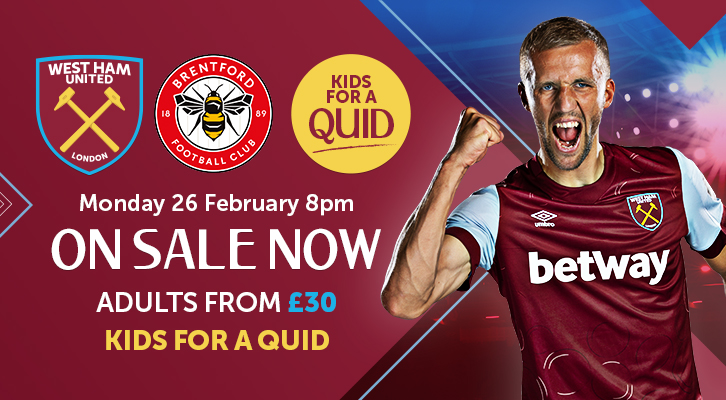 Brentford tickets available now