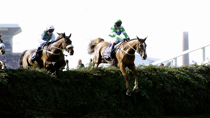 Monty's Pass on his way to winning the 2003 Grand National