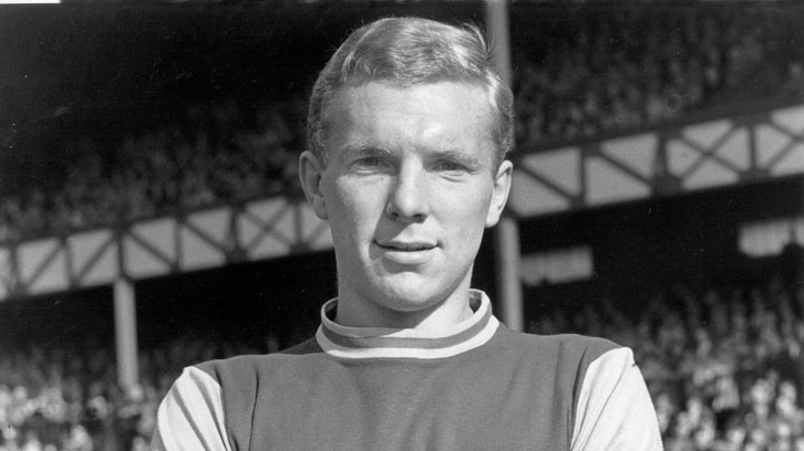 A young Bobby Moore