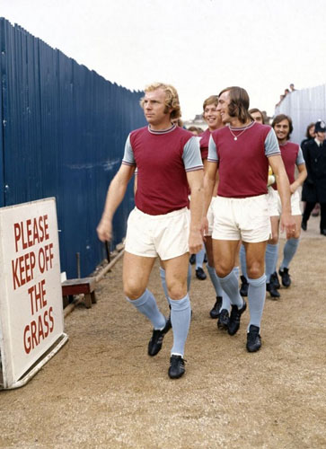 Bobby Moore and Billy Bonds
