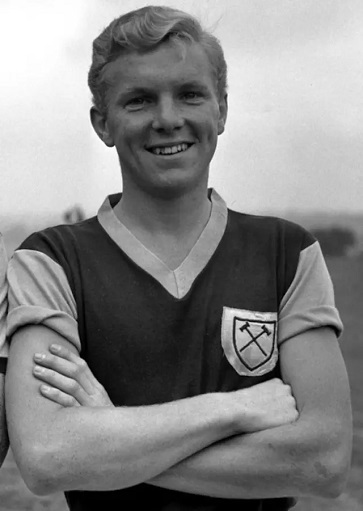 A teenage Bobby Moore