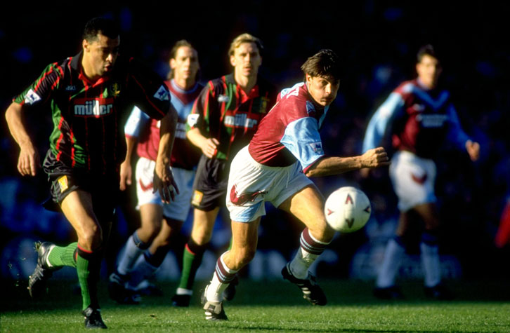 Trevor Morley in action against Aston Villa