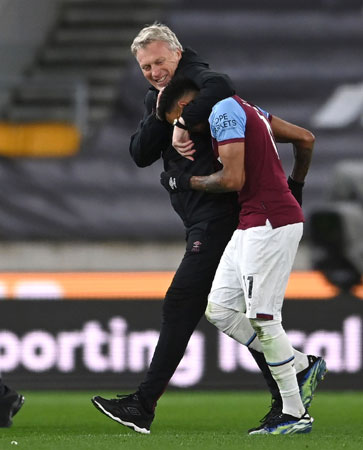 David Moyes and Jesse Lingard