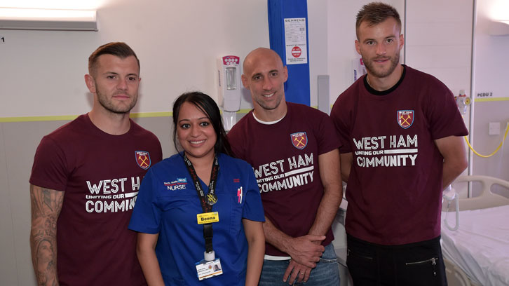 West Ham United make new pledge to support East London NHS trusts