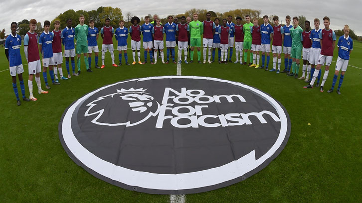 U16s support No Room for Racism