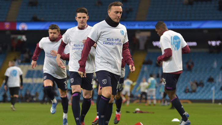 West Ham United shows support for ‘Mentally Healthy Football’