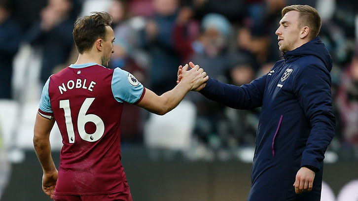 Mark Noble and Jarrod Bowen