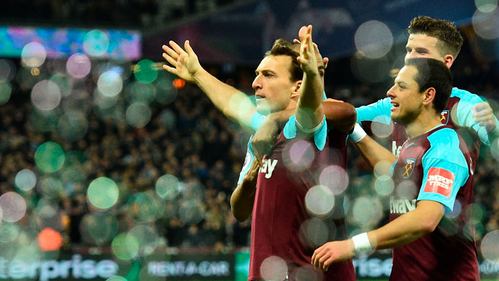 Mark Noble celebrates