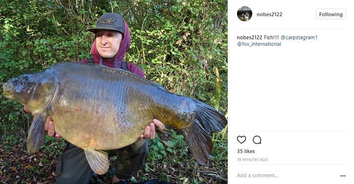 Mark Noble and a fish