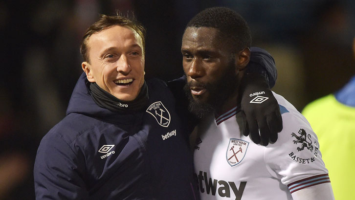 Mark Noble joined David Moyes' coaching staff for Sunday's FA Cup tie at Gillingham