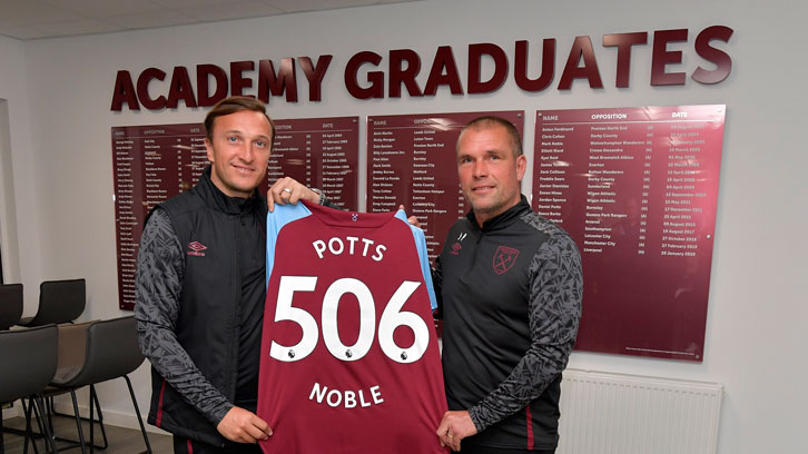 Mark Noble and Steve Potts