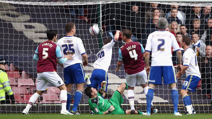 Kevin Nolan opens the scoring