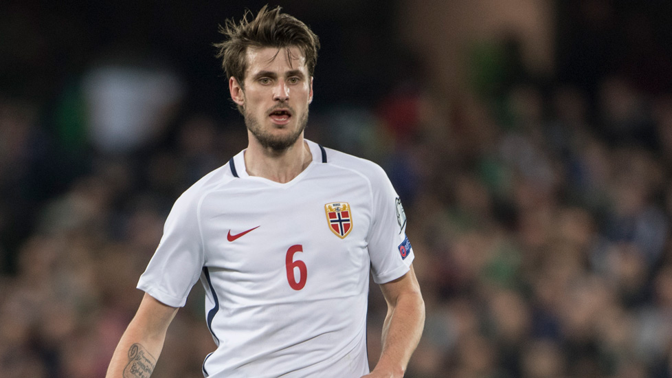 Havard Nordtveit in action for Norway