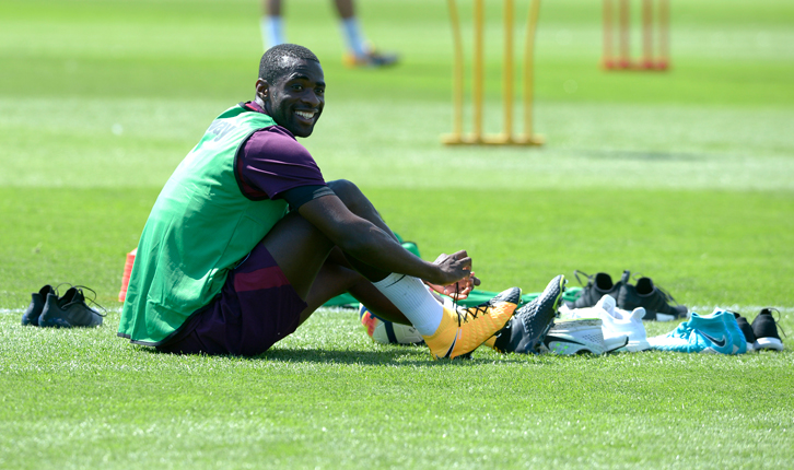 Pedro Obiang in training with the Hammers