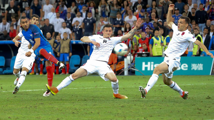 Dimitri Payet scores against Albania