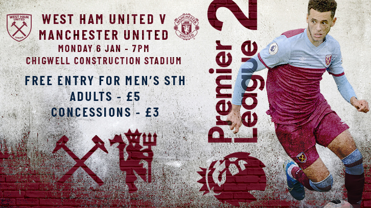 Buy tickets to West Ham United U23s against Manchester United U23s