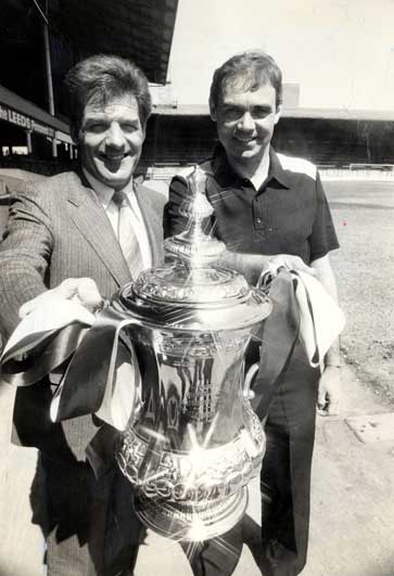 Eddie Presland with John Lyall in 1980