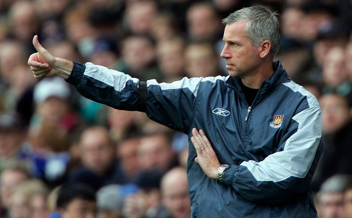 Alan Pardew took charge of West Ham in October 2003