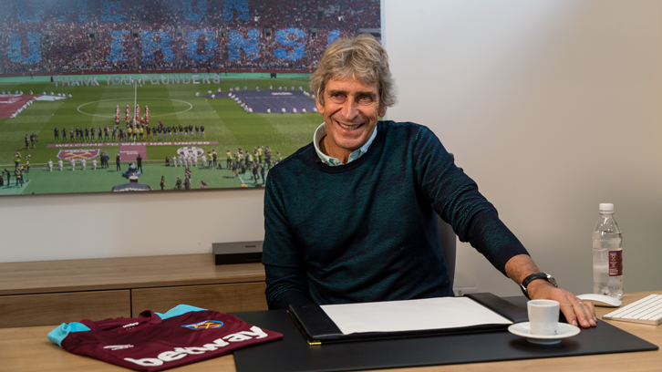 Manuel Pellegrini is West Ham United's new manager