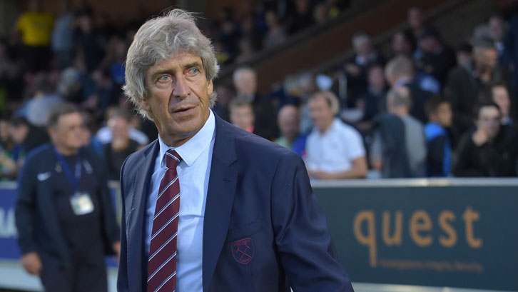 Manuel Pellegrini at Kingsmeadow