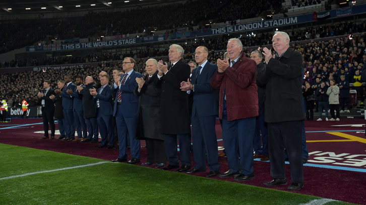 West Ham United legends paid their tribute to the late, great Martin Peters