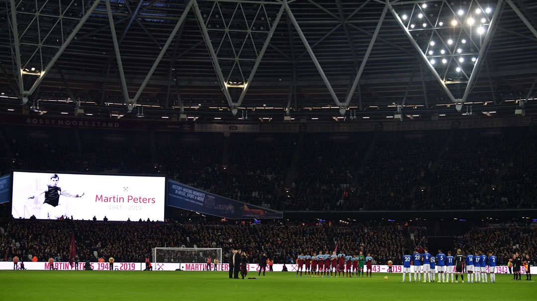 Tributes were paid to Martin Peters